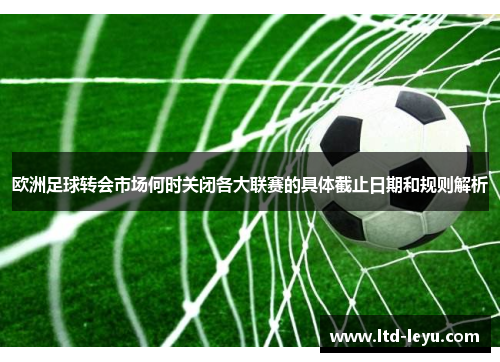 欧洲足球转会市场何时关闭各大联赛的具体截止日期和规则解析