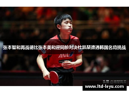张本智和再战德比张本美和迎同龄对决杜凯琹遭遇韩国名将挑战