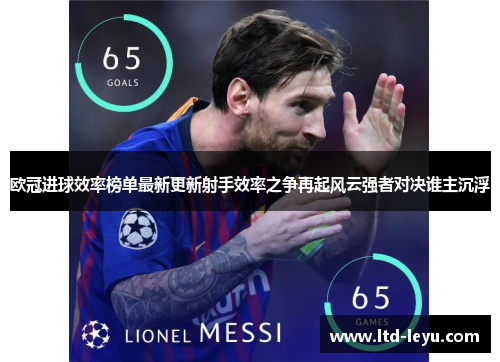 欧冠进球效率榜单最新更新射手效率之争再起风云强者对决谁主沉浮